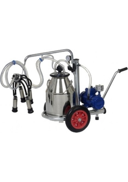 Bs Mini x Tek Sağım Paslanmaz Çelik Tek Güğüm 30 L Süt Sağım Makinesi
