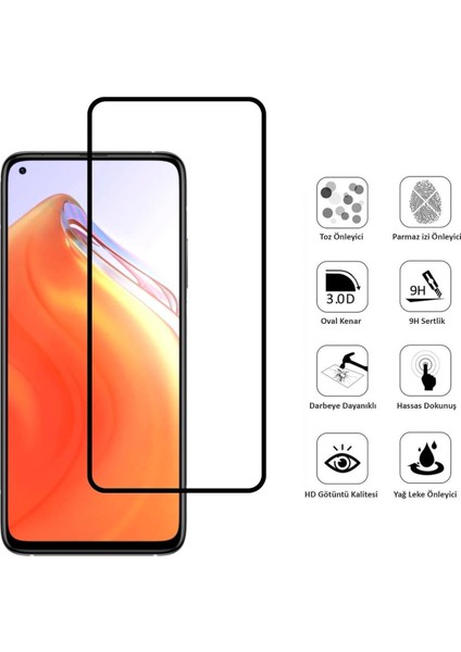 Xiaomi Mi 10T Ekran Koruyucu 9d Tam Kaplama
