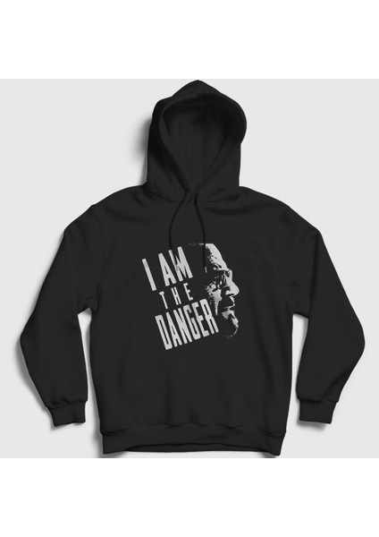 Unisex Siyah Danger V2 Breaking Bad Kapüşonlu Sweatshirt
