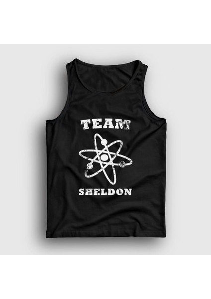 Unisex Siyah Team Sheldon The Big Bang Theory Atlet