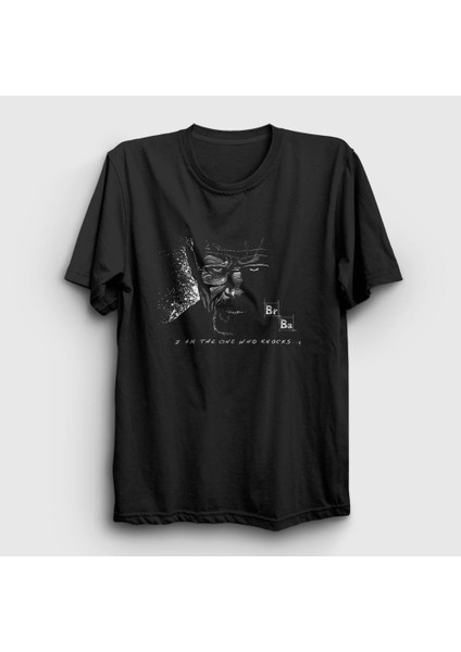 Unisex Siyah Knocks Breaking Bad T-Shirt