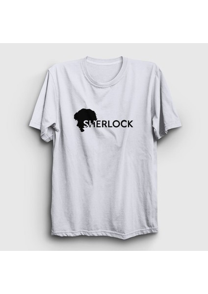 Unisex Beyaz Series Sherlock Holmes T-Shirt