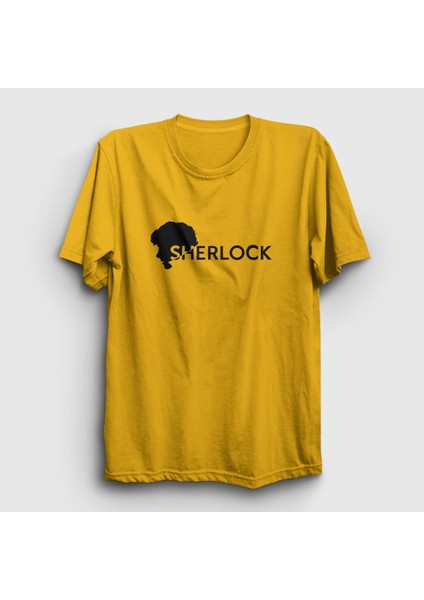 Unisex Sarı Series Sherlock Holmes T-Shirt