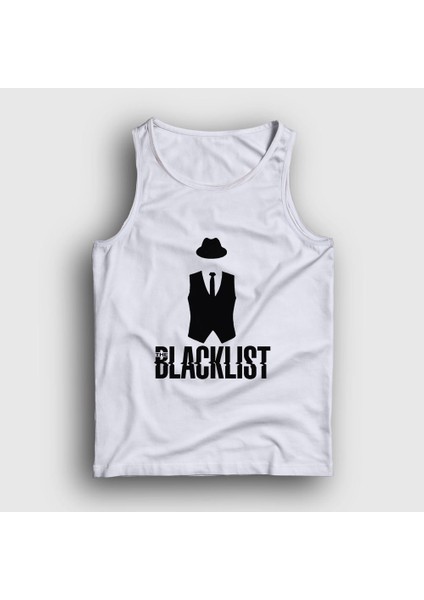 Unisex Beyaz Vest The Blacklist Atlet