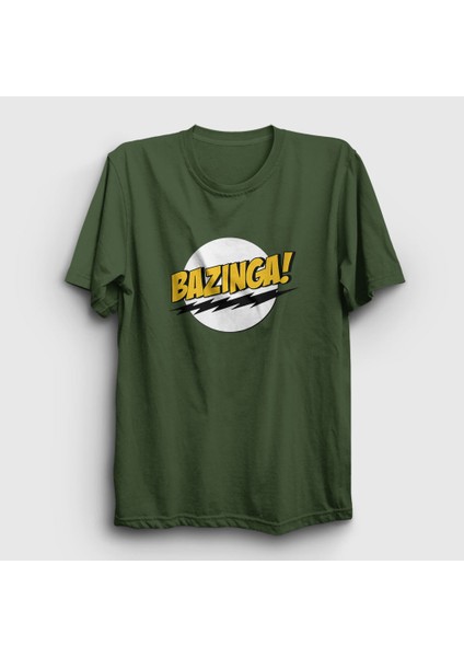 Unisex Haki Bazinga The Big Bang Theory T-Shirt