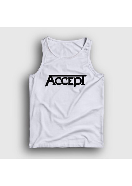 Unisex Beyaz Logo Accept Atlet