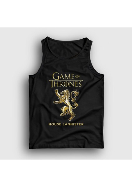 Unisex Siyah Lannister Game Of Thrones Atlet