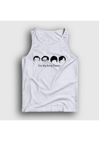 Unisex Beyaz Heads The Big Bang Theory Atlet