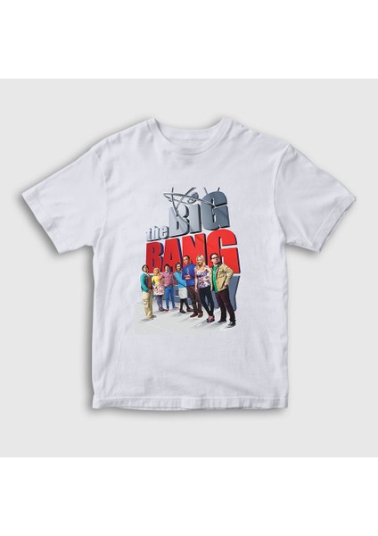 Unisex Çocuk Beyaz The Big Bang Theory T-Shirt