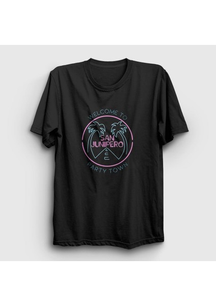 Unisex Siyah San Junipero Black Mirror T-Shirt