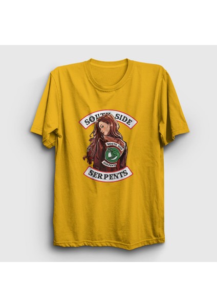 Unisex Sarı Cheryl Blossom Riverdale T-Shirt