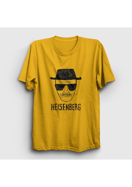 Unisex Sarı Heisenberg Breaking Bad T-Shirt