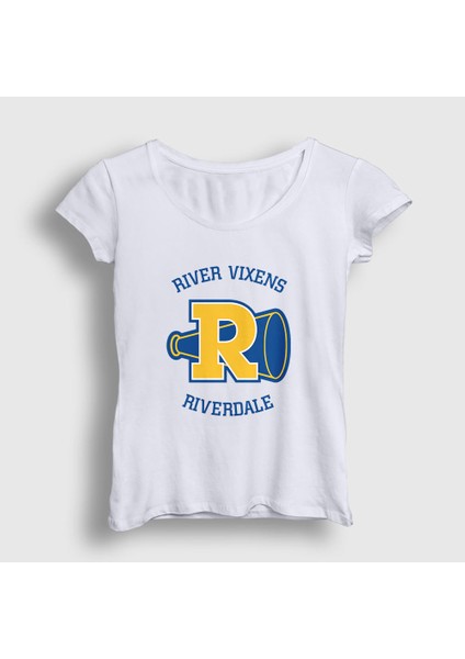 Kadın Beyaz River Vixens Riverdale T-Shirt