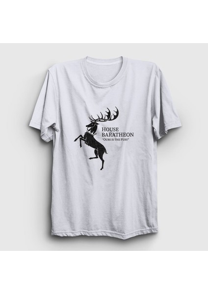 Unisex Beyaz Baratheon Game Of Thrones T-Shirt