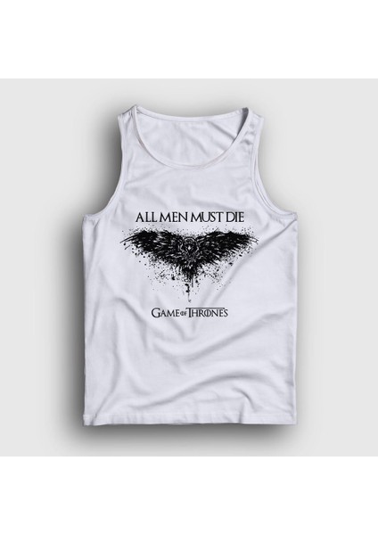 Unisex Beyaz Die Game Of Thrones Atlet