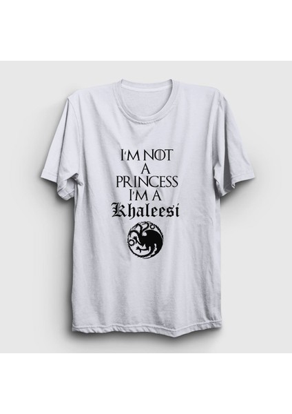 Unisex Beyaz Princess Game Of Thrones T-Shirt