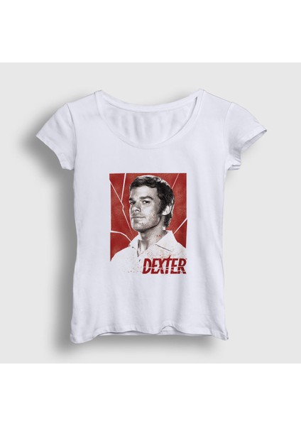 Kadın Beyaz Morgan Dexter T-Shirt