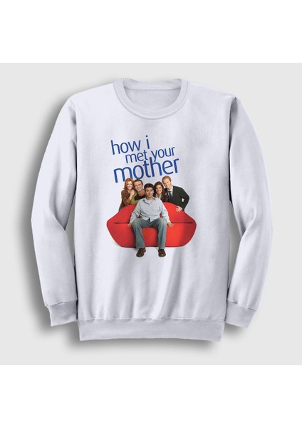 Unisex Beyaz All How I Met Your Mother Sweatshirt