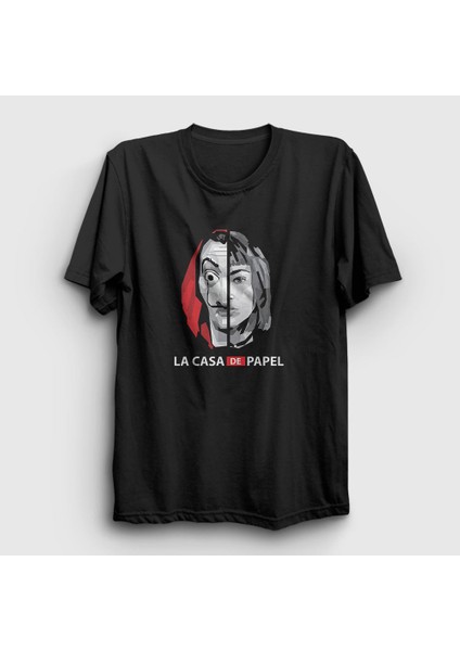 Unisex Siyah Tokyo V2 La Casa De Papel T-Shirt