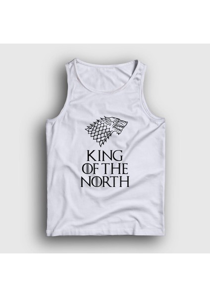 Unisex Beyaz King Game Of Thrones Atlet