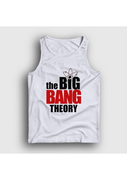 Unisex Beyaz Logo The Big Bang Theory Atlet