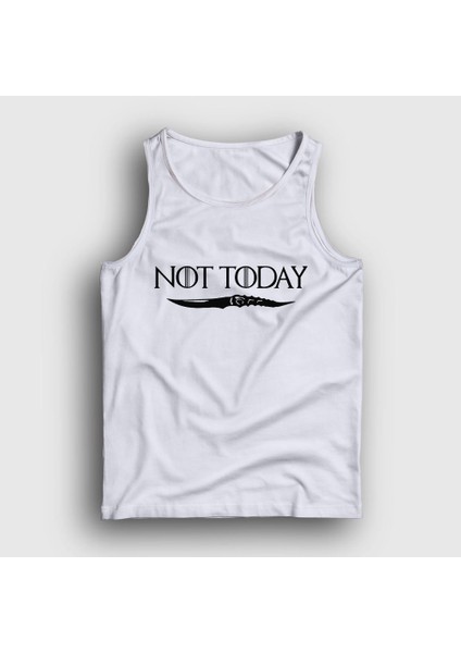 Unisex Beyaz Not Today Game Of Thrones Atlet