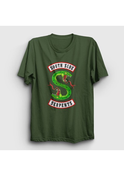 Unisex Haki South Side Serpents V3 Riverdale T-Shirt