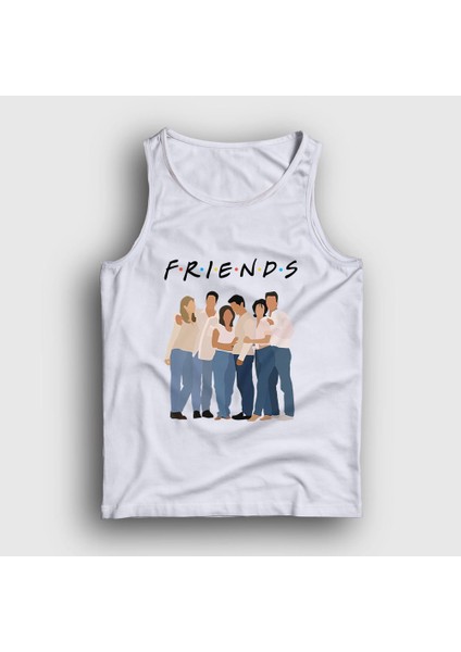 Unisex Beyaz Hug Friends Atlet