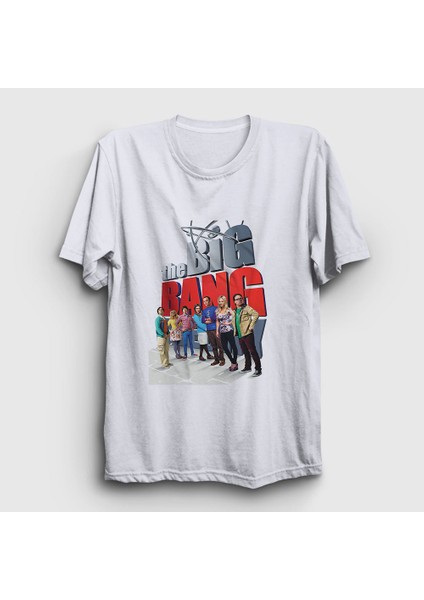 Unisex Beyaz The Big Bang Theory T-Shirt