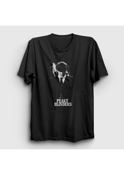 Unisex Siyah Thomas Peaky Blinders T-Shirt