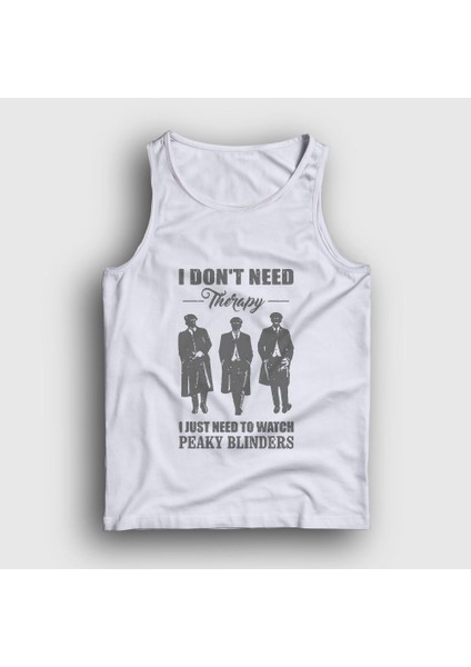 Unisex Beyaz Therapy Peaky Blinders Atlet