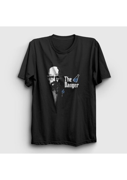 Unisex Siyah Danger V3 Breaking Bad T-Shirt