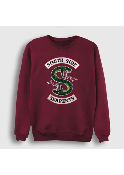 Unisex Bordo South Side Serpents Riverdale Sweatshirt