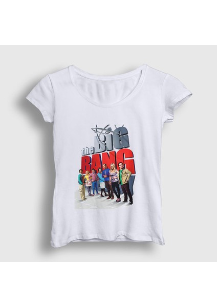 Kadın Beyaz The Big Bang Theory T-Shirt