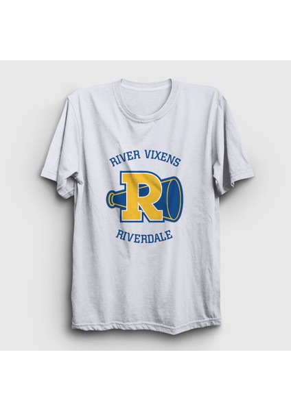 Unisex Beyaz River Vixens Riverdale T-Shirt