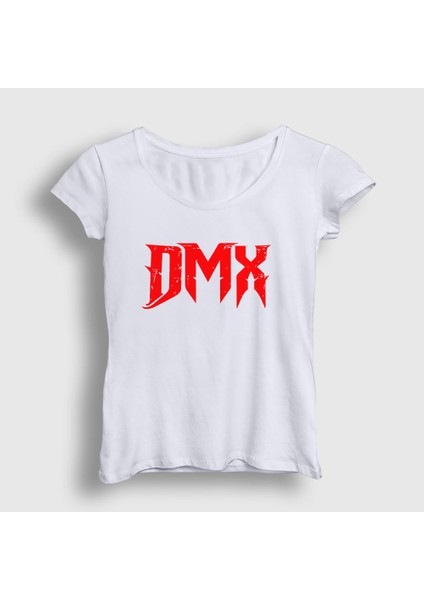 Kadın Beyaz Logo V2 Dmx T-Shirt