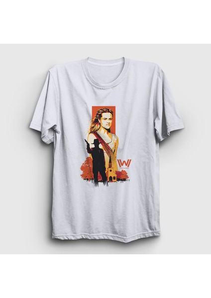 Unisex Beyaz Dolores Westworld T-Shirt