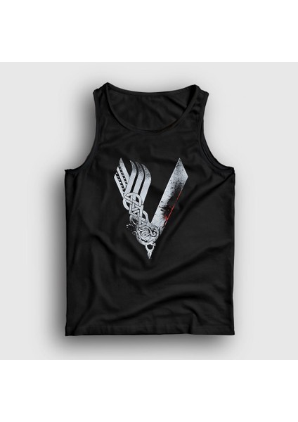 Unisex Siyah Logo Vikings Atlet