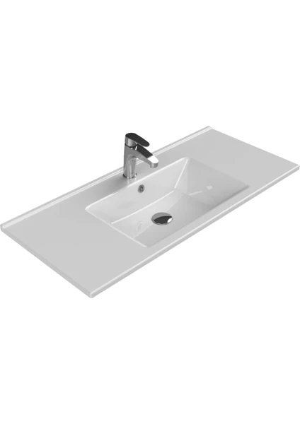 Cerastyle Turkuaz Arte Etajerli Lavabo 100 x 45  cm