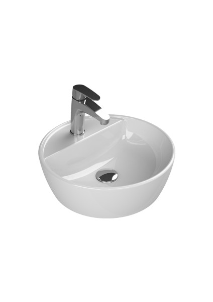 Cerastyle Turkuaz One Tezgah Üstü Lavabo 42 cm (B.delıklı)