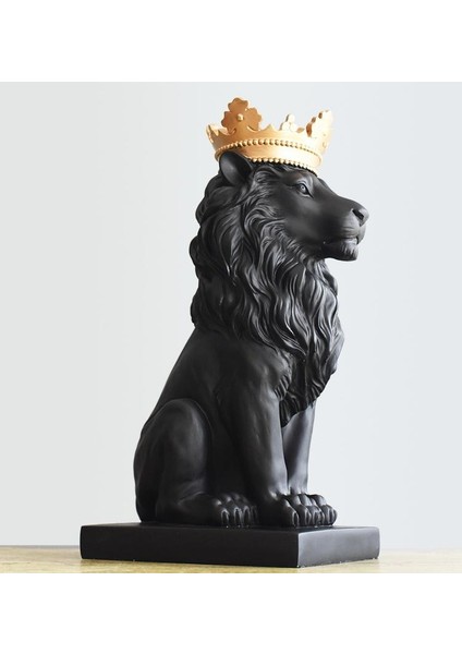Aslan Kral Biblo Siyah 36 cm