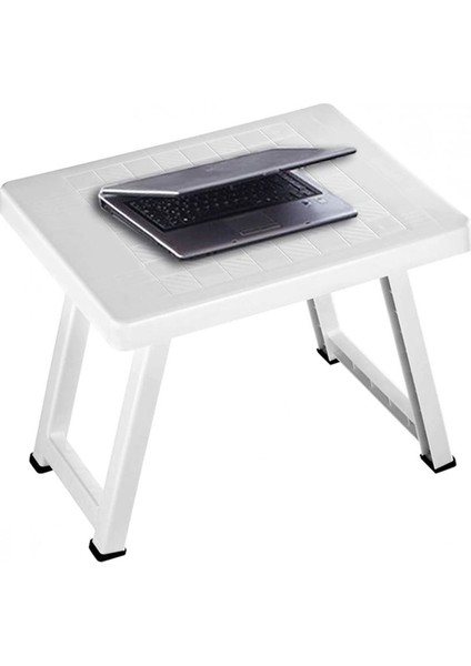 Katlanır Plastik Sehpa Beyaz