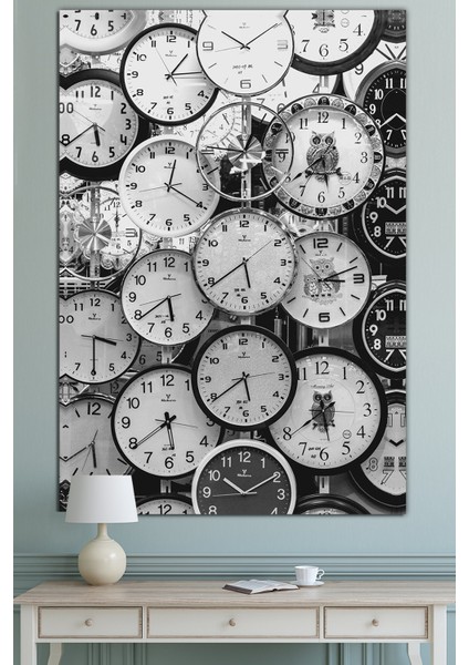 Saatler Temalı Dekoratif Kanvas Tablo, Kafe ve Bürolar Için Uygun fiyatları