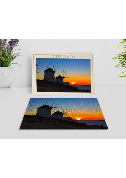Manzara 1000 Parça Profesyonel Puzzle-1