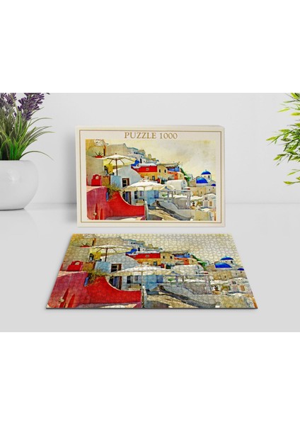 Manzara 1000 Parça Profesyonel Puzzle-11