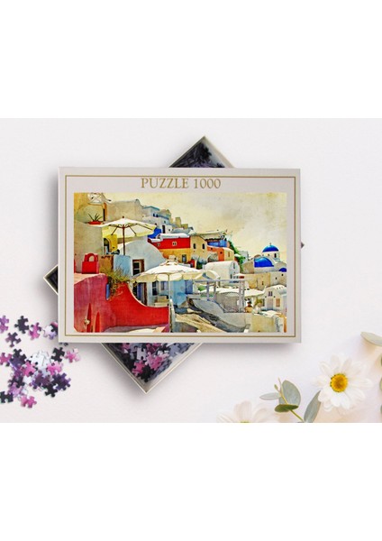 Manzara 1000 Parça Profesyonel Puzzle-11