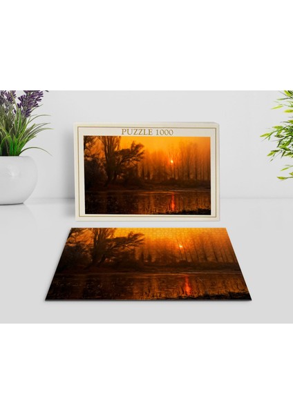 Yağlıboya Tasarımlı 1000 Parça Profesyonel Puzzle-21