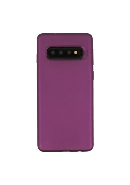 Samsung S10 Plus Rubber Kılıf Mor