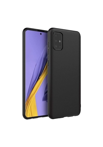 Samsung A51 Rubber Kılıf Siyah
