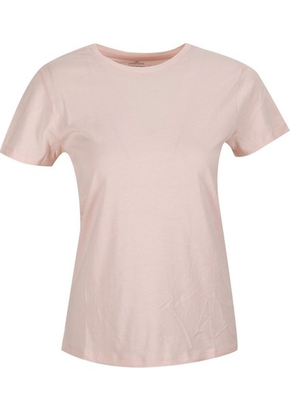 CT131 Basic Modal C Neck Pembe Kadın Kısa Kol TShirt